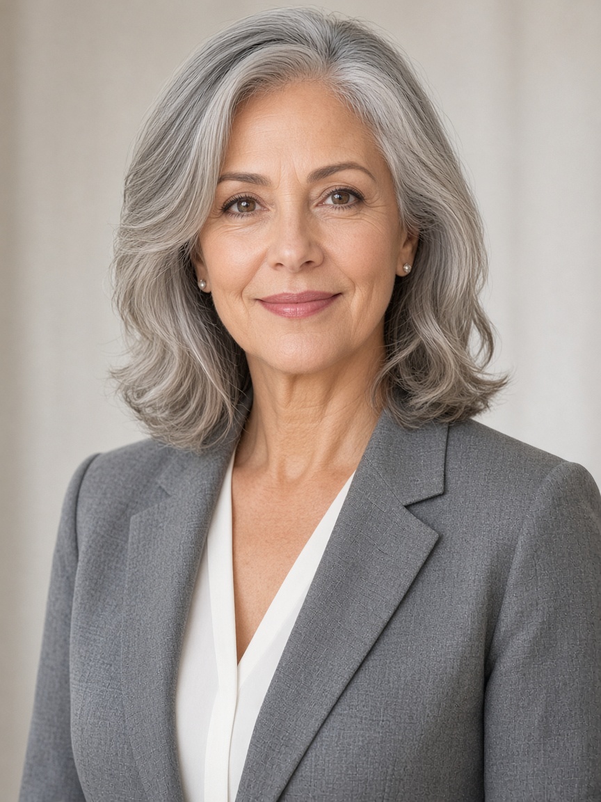 Portrait of Helena Voss, Director of Claims